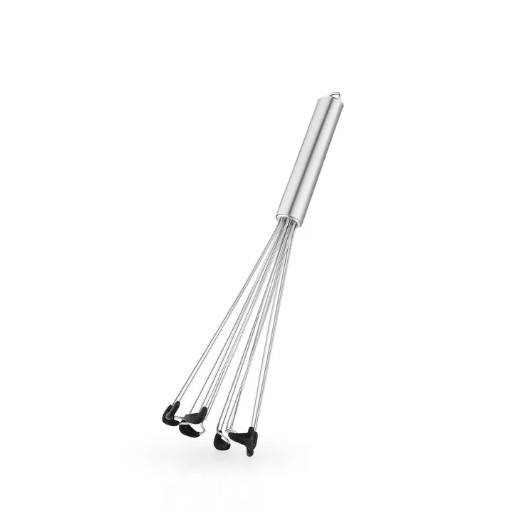 Fouet 25 cm par Eva Trio en acier inoxydable / silicone