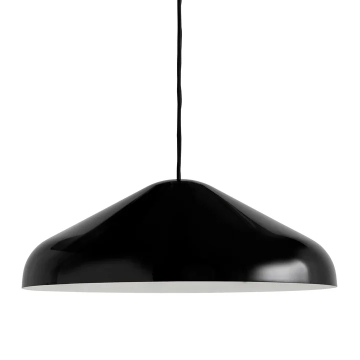 La suspension Pao Steel, Ø 47 x H 16,25 cm, noire par HAY