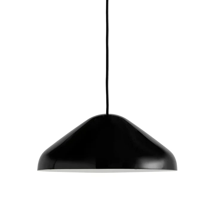 La suspension Pao Steel, Ø 35 x H 14,5 cm, noire par HAY