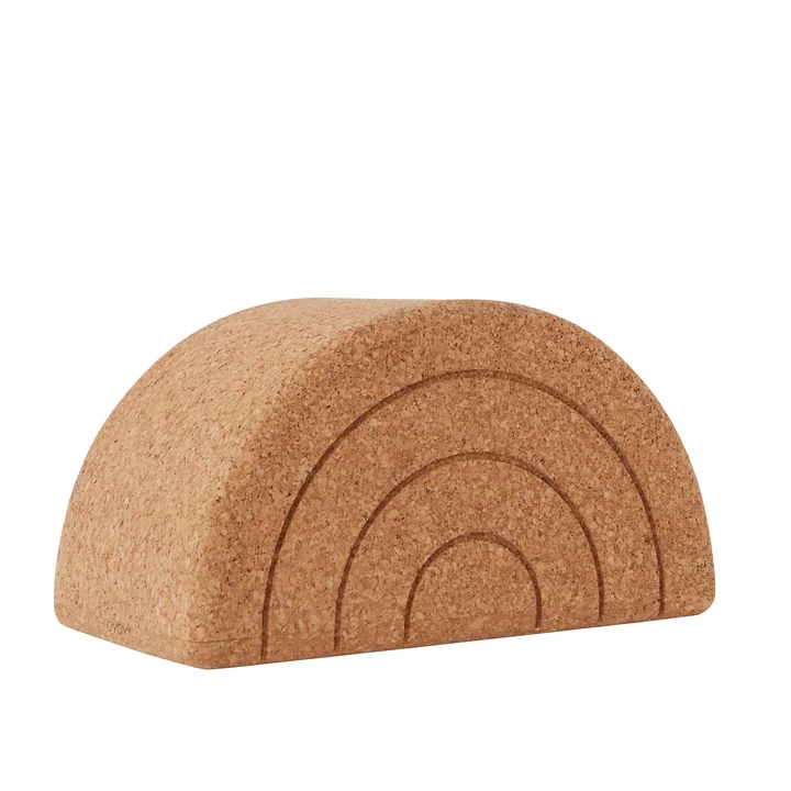 Le Rainbow Balance tabouret, le liège de OYOY