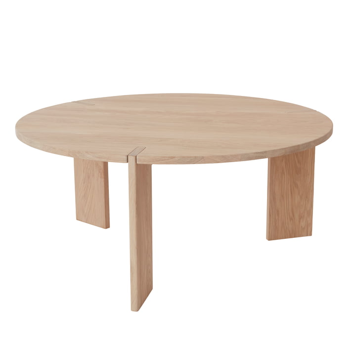 La table basse OY, Ø 90 x H 40 cm, naturel de OYOY