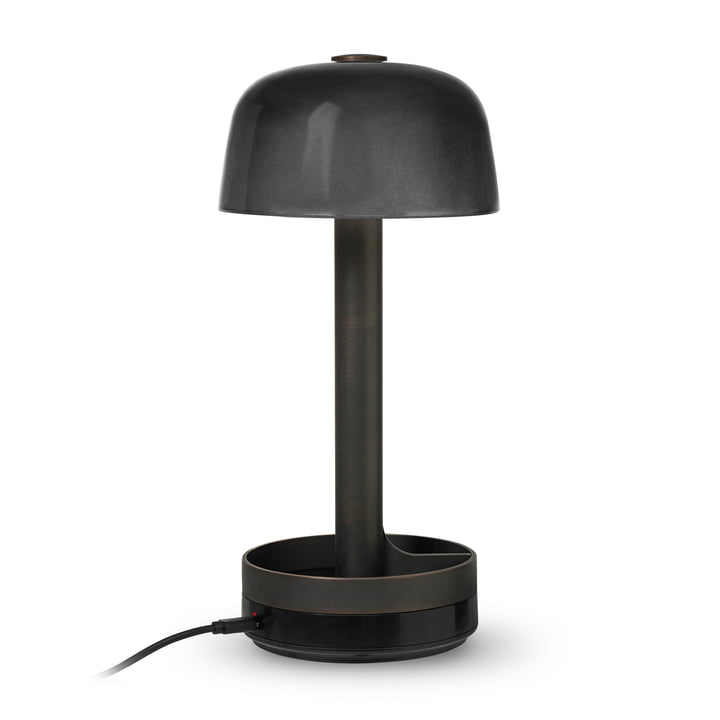 Soft Spot Lampe de table, H 24,5 cm, fumée de Rosendahl