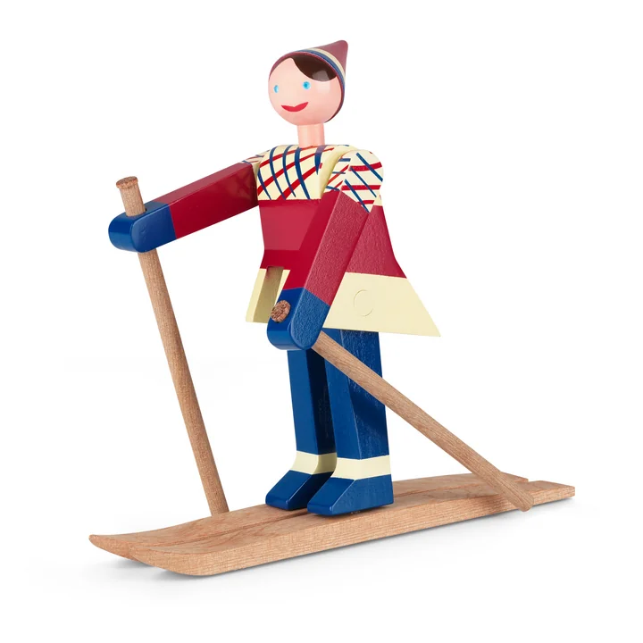 skieur Datti, bois de hêtre