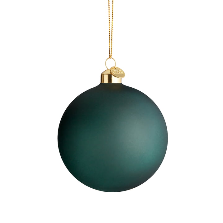 La boule de Noël Souvenir, Ø 8 cm, vert foncé de Holmegaard