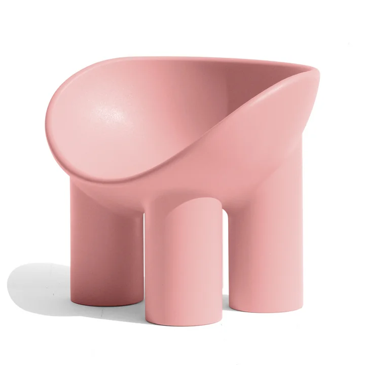 Roly Poly Fauteuil, rose clair de Driade