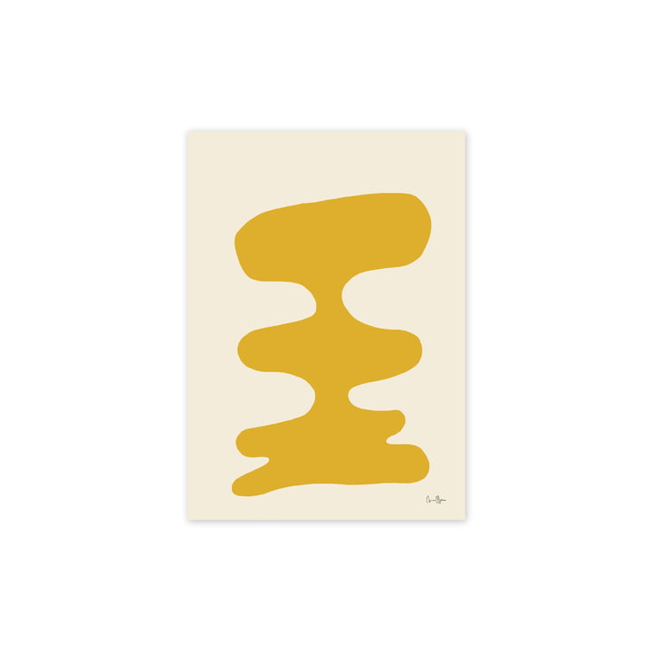 L' Soft Yellow affiche, 30 x 40 cm de Paper Collective