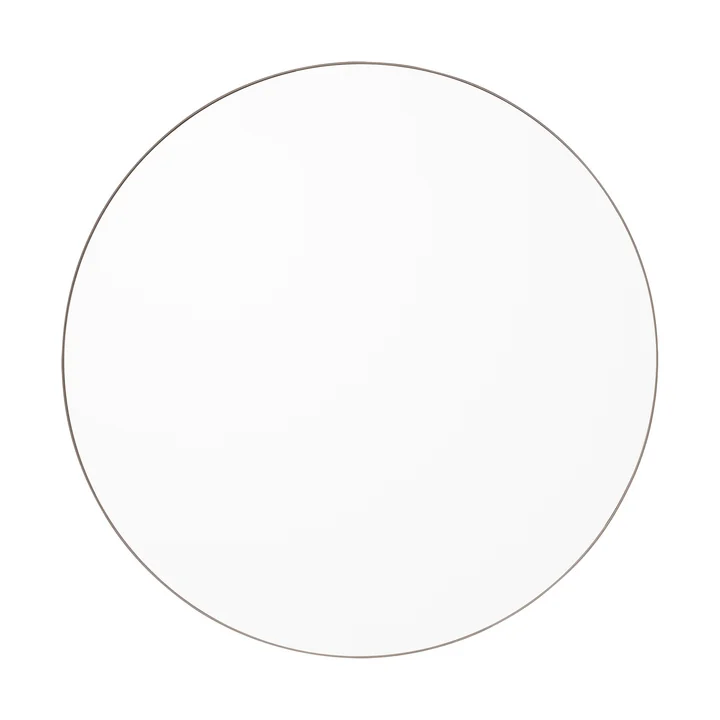 Le miroir mural Circum large, Ø 110 cm, clair / taupe de AYTM