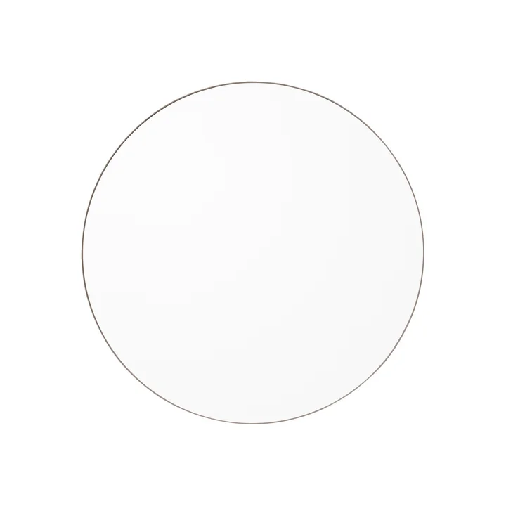 Le miroir mural Circum medium, Ø 90 cm, clair / taupe de AYTM