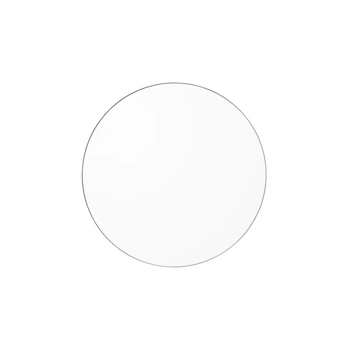 Le miroir mural Circum small, Ø 70 cm, clair / taupe de AYTM