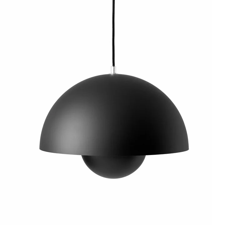 FlowerPot Suspension VP7 en noir mat de & Tradition