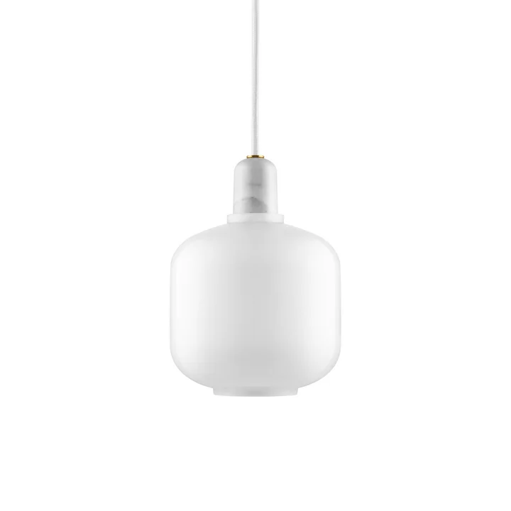 Amp Suspension small de Normann Copenhagen en blanc / blanc