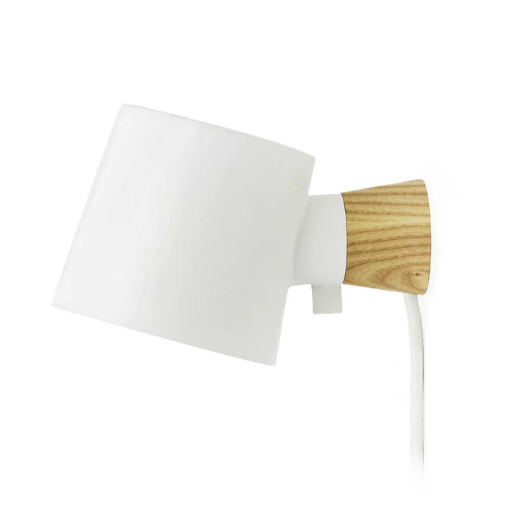 Rise Applique murale de Normann Copenhagen en blanc
