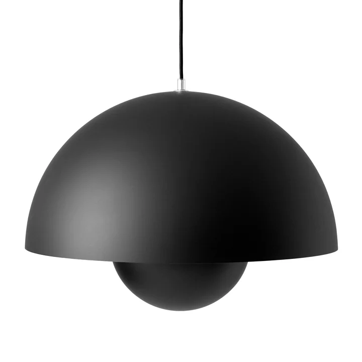 FlowerPot suspension VP2 de & Tradition en noir mat