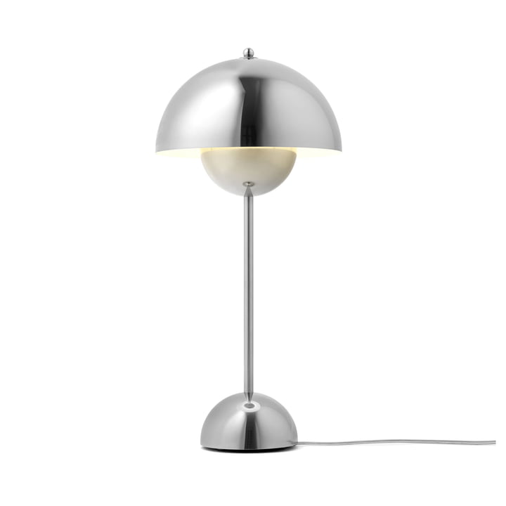 & Tradition - FlowerPot lampe de table VP3, acier poli
