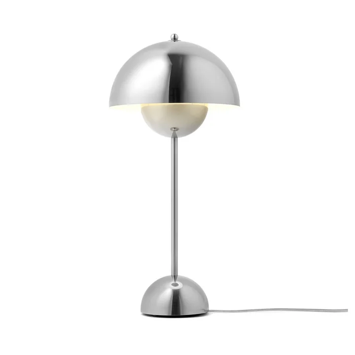 & Tradition - FlowerPot lampe de table VP3, acier poli