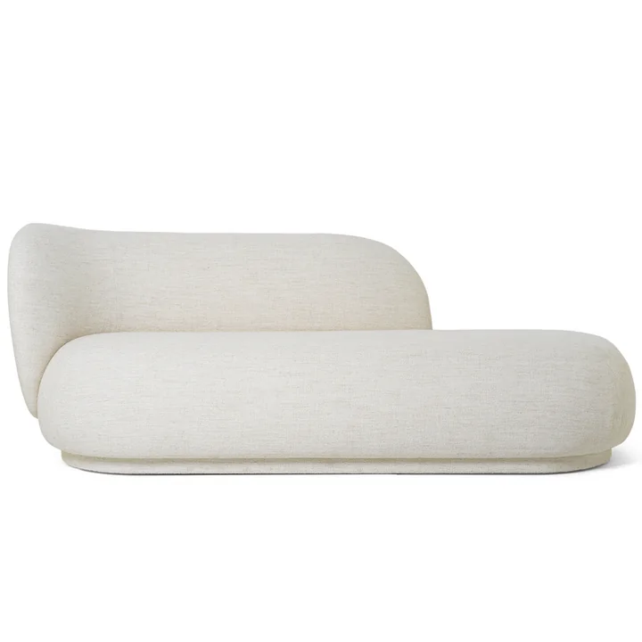 Le chaiselounge Rico de Ferm Living, Boucle off-white