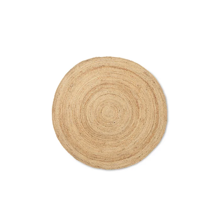 Le petit Eternal Tapis de jute rond de ferm Vivre dans la nature