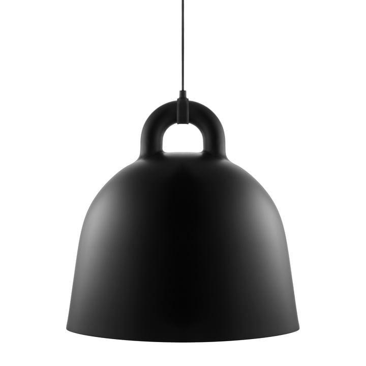 Suspension lumineuse Bell de Normann Copenhagen en noir (large)