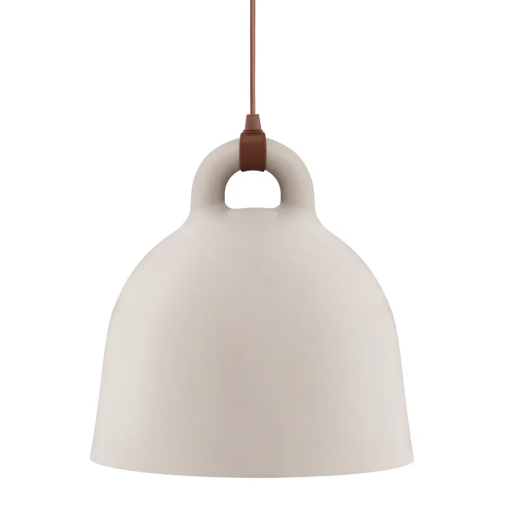Suspension lumineuse Bell de Normann Copenhagen en sable (large)