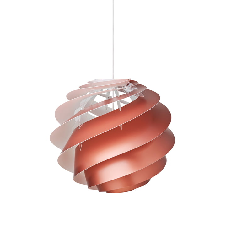 Swirl 3 Lampe à suspension Ø 40 cm Le Klint en cuivre