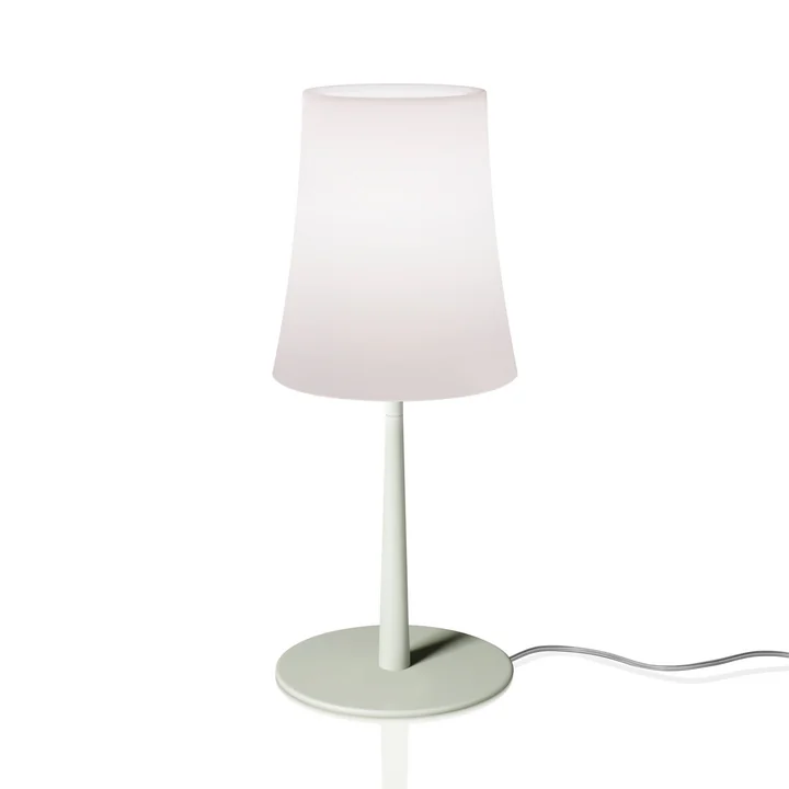 La lampe de table Birdie Easy de Foscarini en vert sauge