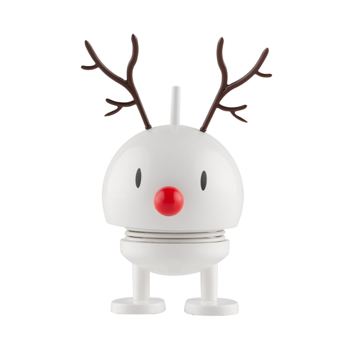 Small Reindeer Bumble blanc de Hoptimist