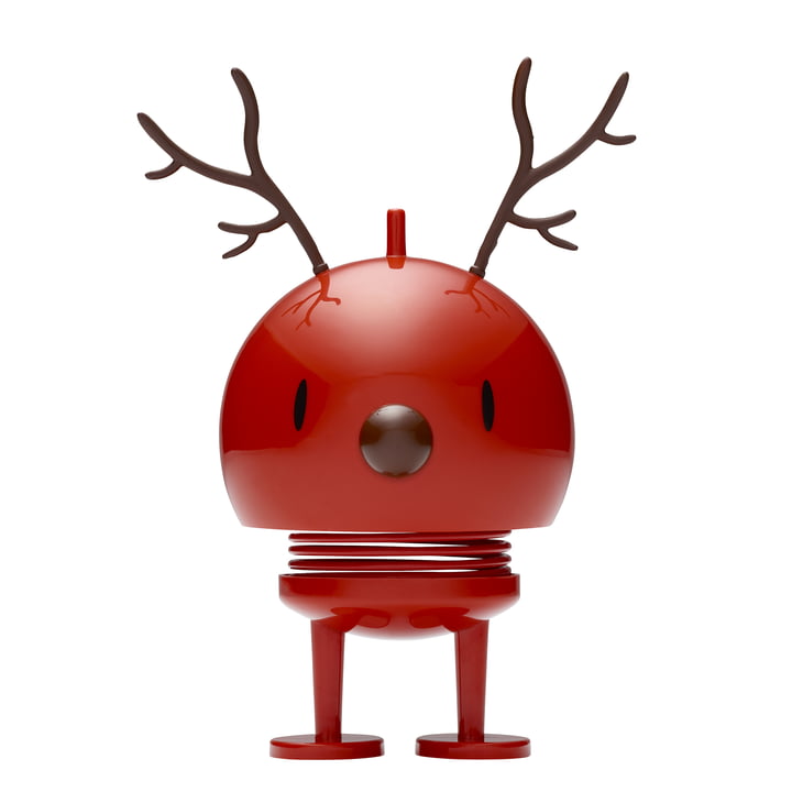 Reindeer Bumble, medium / rouge par Hoptimist