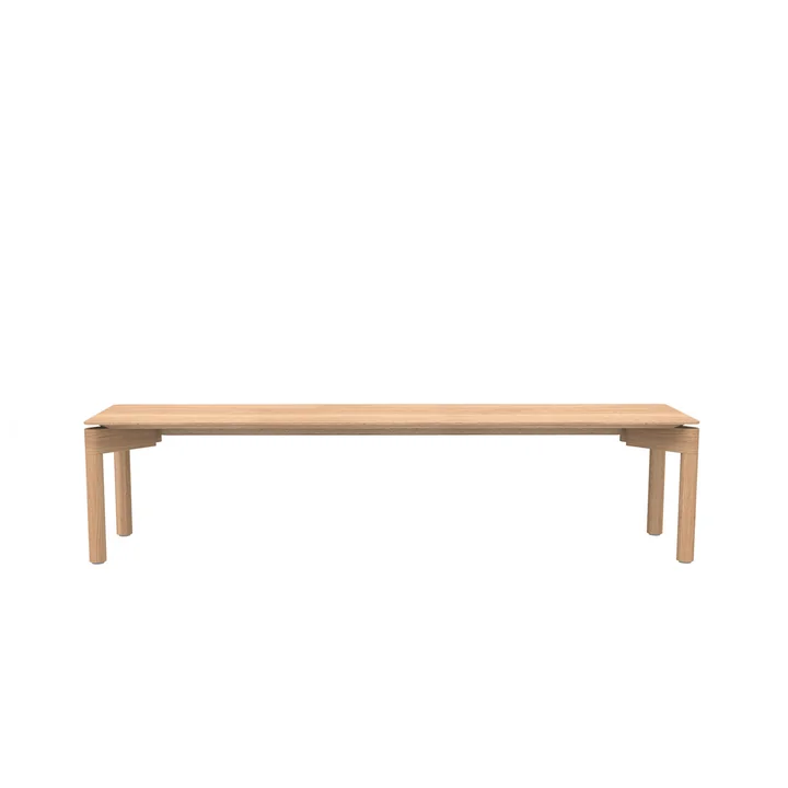 Le banc Wedekind Large de OUT Objekte unserer Tage ciré en chêne