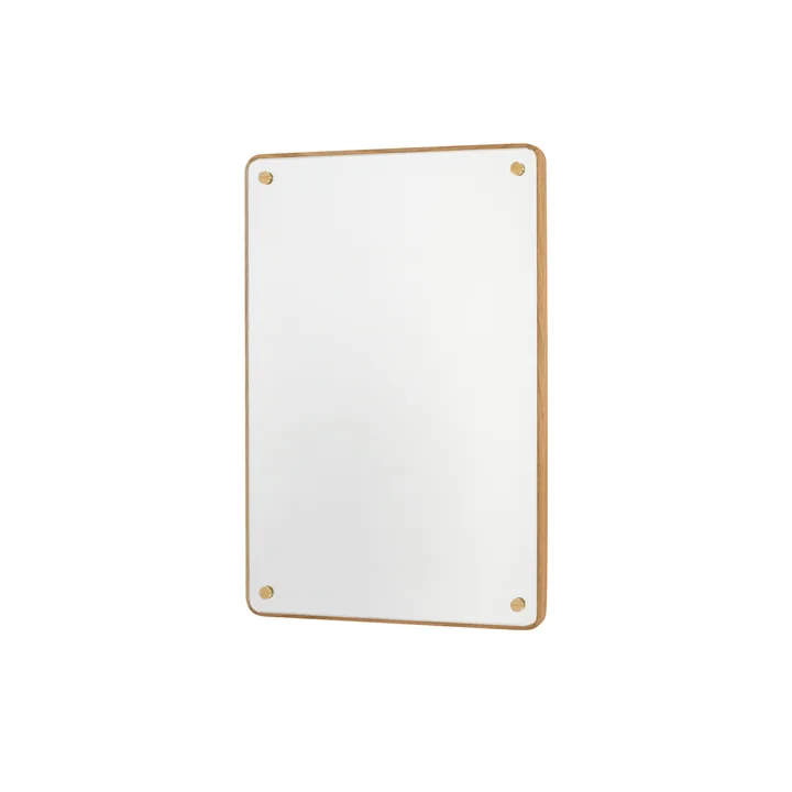 RM-1 Rectangular Miroir H 58 cm, chêne huilé par Frama