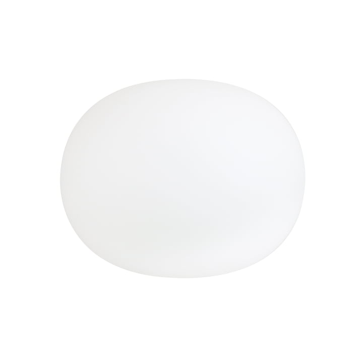 L'applique Glo-Ball de Flos en blanc, Ø 33 cm