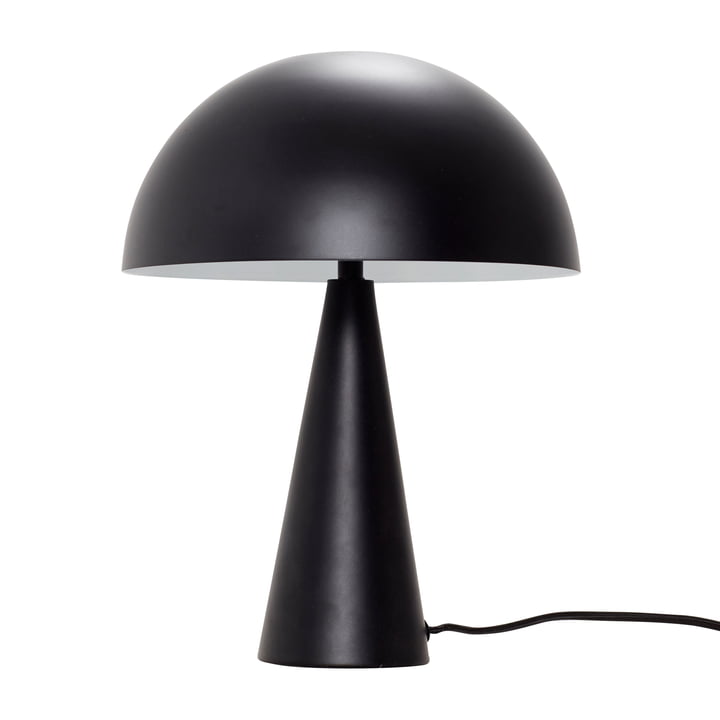 Lampe de table, noire, petite de Hübsch Interior