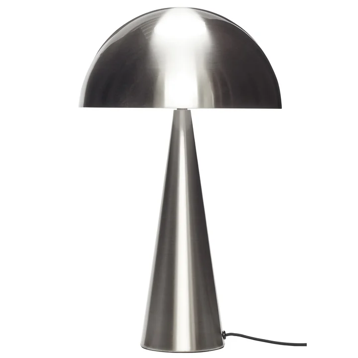 Lampe de table, argent nickelé, grand modèle de Hübsch Interior