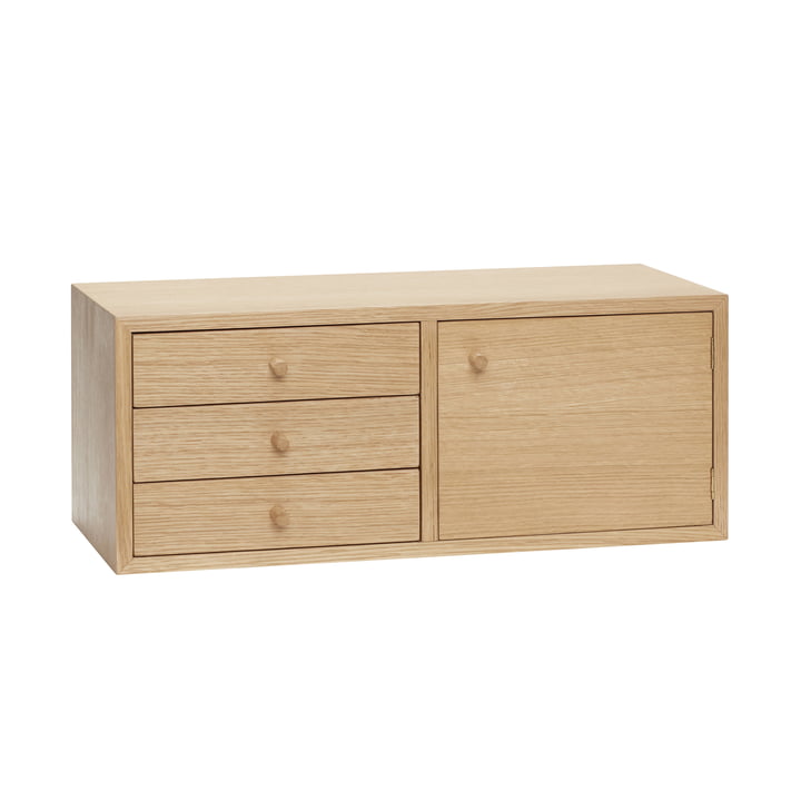 Armoire murale, chêne, naturel de Hübsch Interior