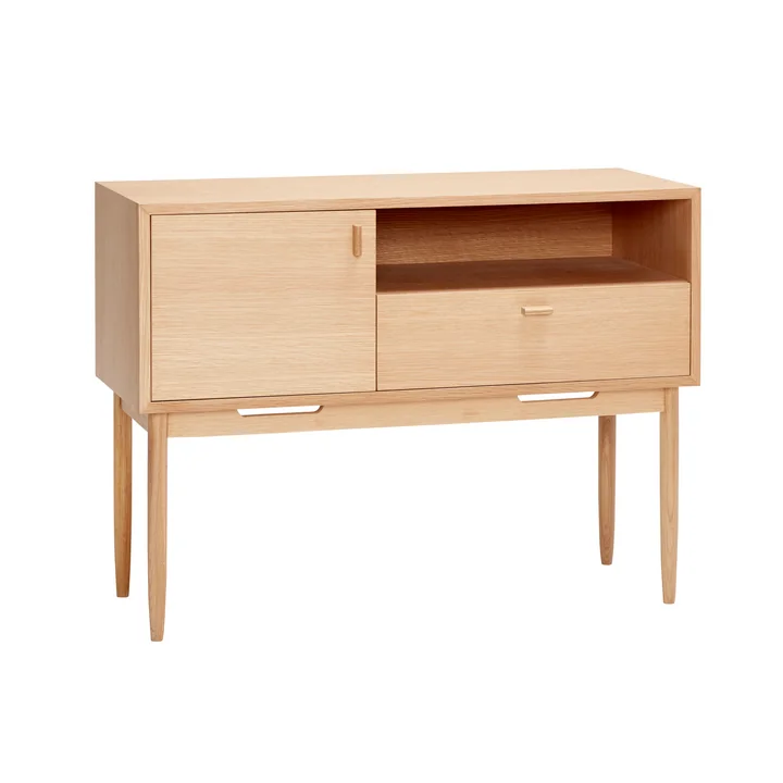 commode à 3 compartiments, chêne, naturel de Hübsch Interior