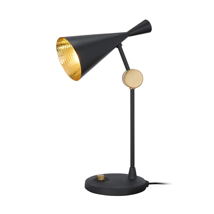 Lampe de table Beat par Tom Dixon en noir