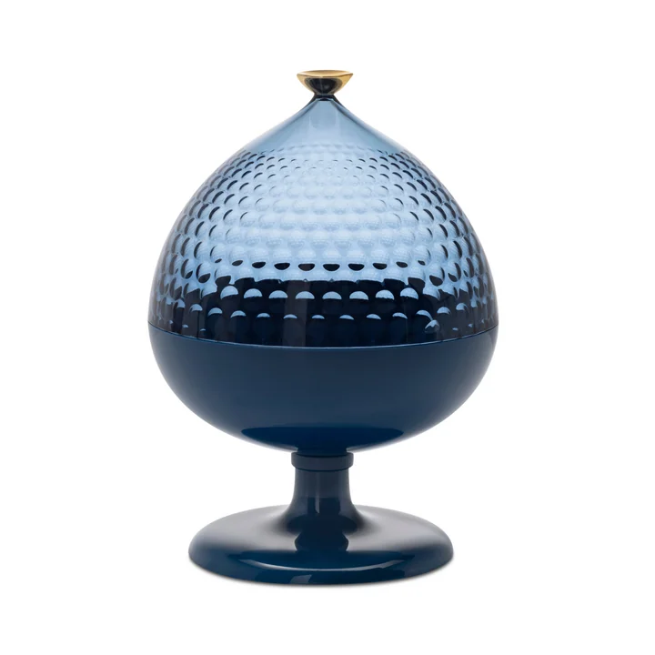 Pumo Verre de rangement, Ø 21 cm, bleu / bleu clair de Kartell