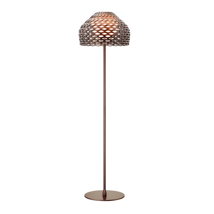Le lampadaire Tatou de Flos en ocre - gris
