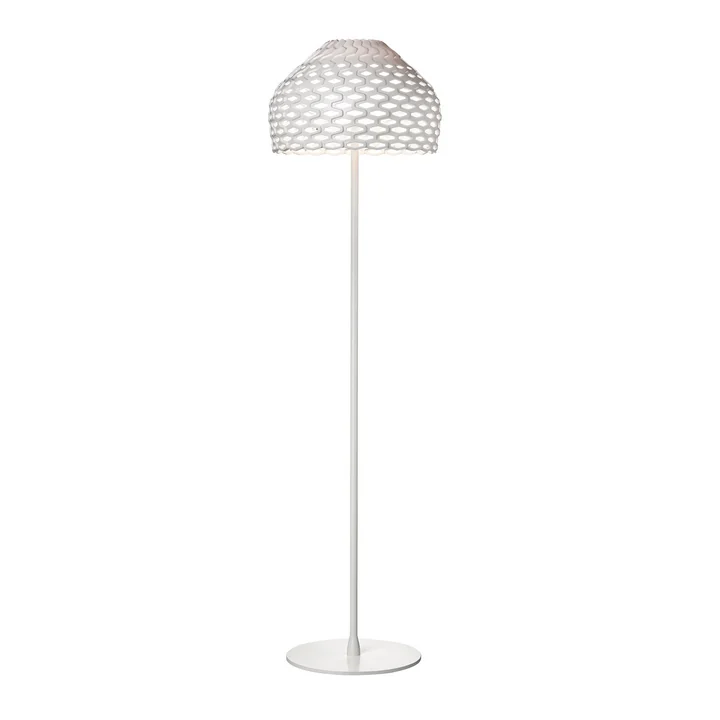 Le lampadaire Tatou de Flos en blanc
