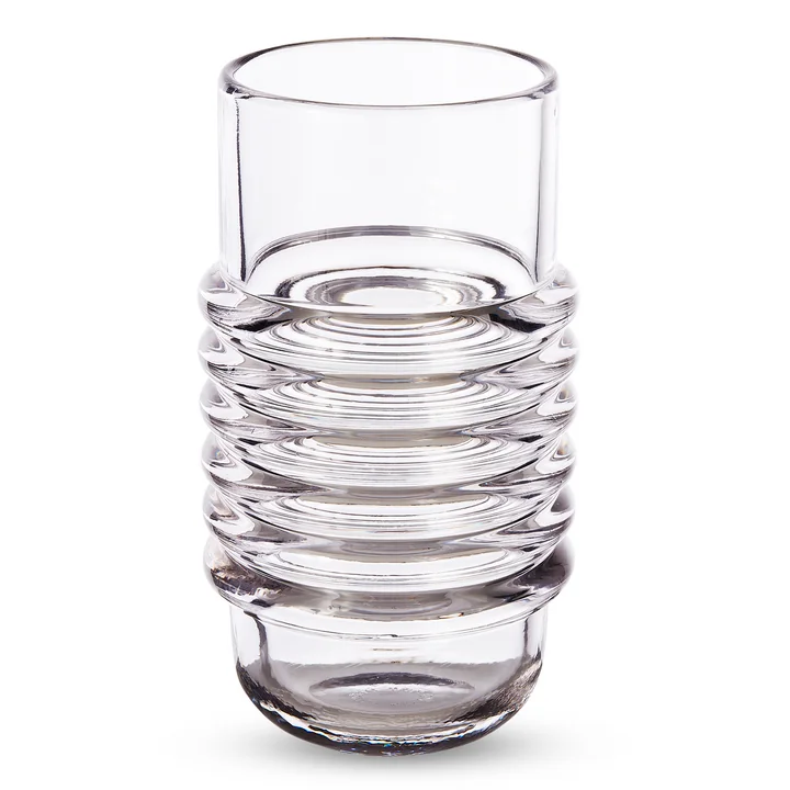 Press Vase grand modèle, transparent de Tom Dixon