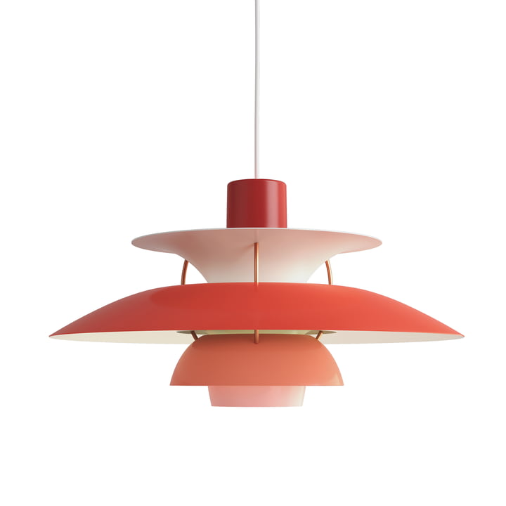 Die Louis Poulsen - PH 5 Lampe à suspendre in hues of red