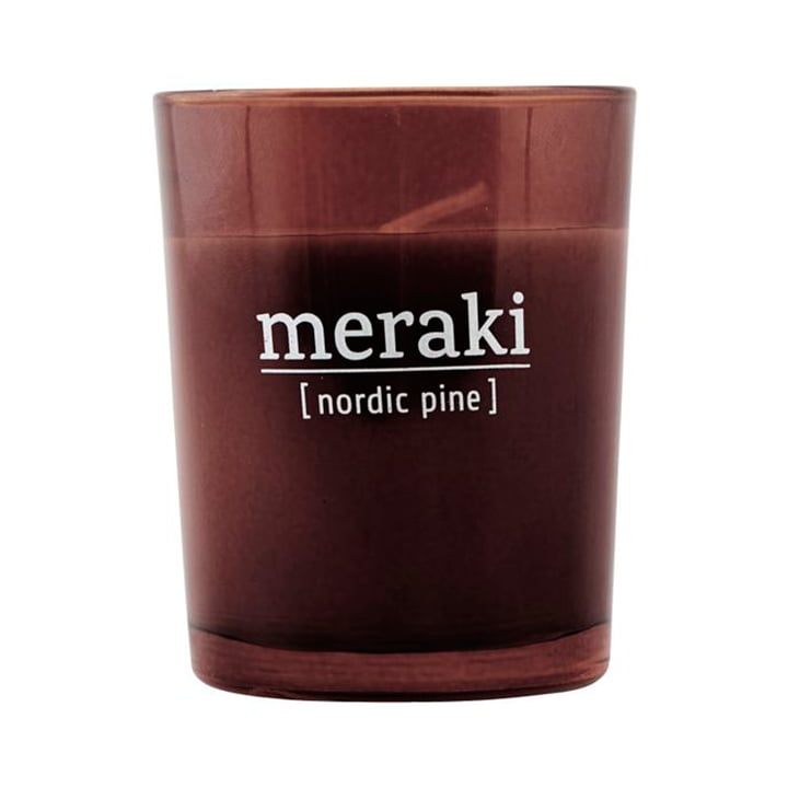 La bougie parfumée Nordic Pine de Meraki , Ø 5,5 cm