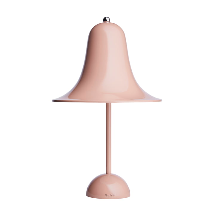 La lampe de table Pantop de Verpan en rose
