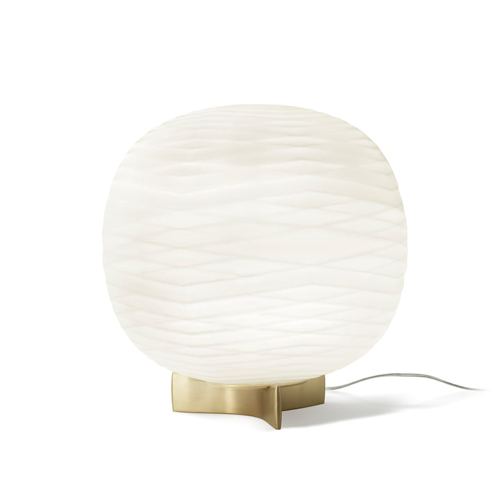 Lampe de table Gem avec variateur d'intensité par Foscarini en blanc
