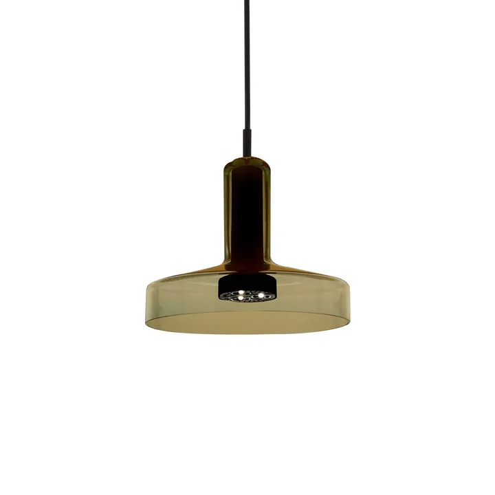 Pendentif d'étable Ø 21,2 x H 16,6 cm d'Artemide en ambre vert