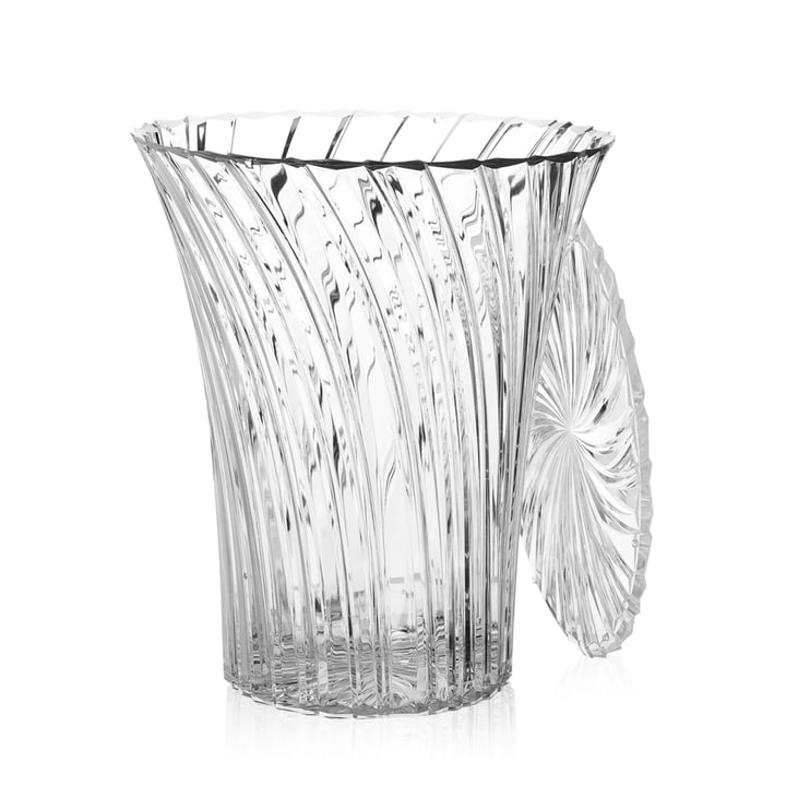 Kartell - Sparkle Tabouret et table d'appoint, Ø 38 cm, transparents