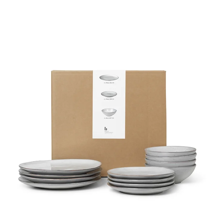Nordic Sand Vaisselle Dinner -Set de Broste Copenhagen