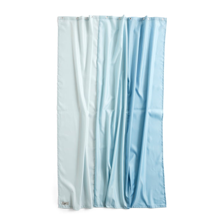 Aquarelle Rideau de douche, 200 x 180 cm, vertical ice blue de Hay