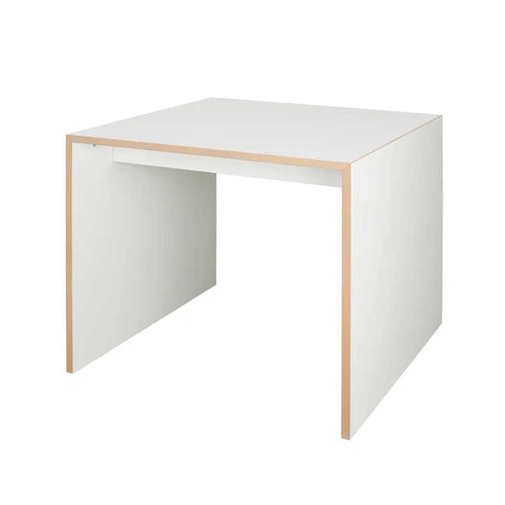 freistell Table 80 x 80 cm de Tojo en blanc