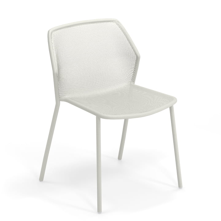 La chaise de jardin Darwin de Emu en blanc