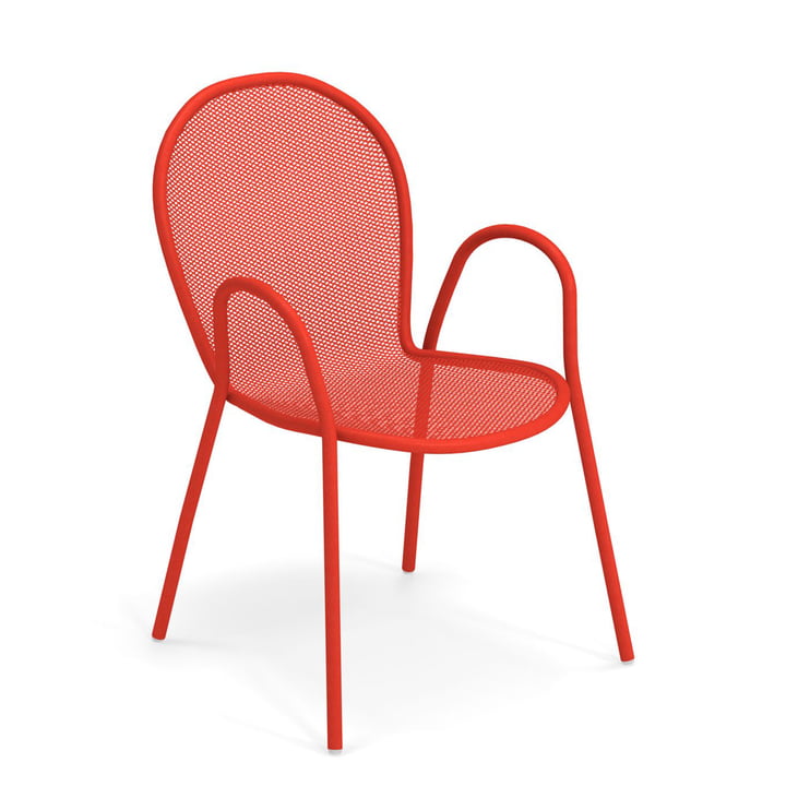 Le Ronda Fauteuil de Emu en rouge écarlate